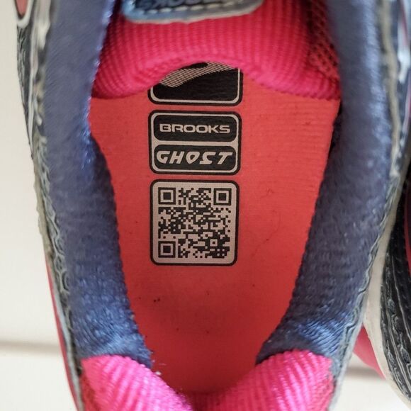 Brooks Womens Ghost 6 DNA Gray/Pink Athletic Active Running Sneakers Size 7 - Picture 8 of 15